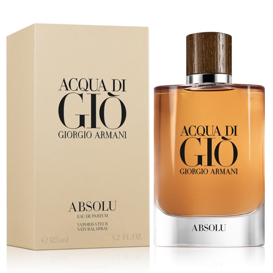 Giorgio Armani Acqua Di Giò Absolu Eau de Parfum Spray for Men, 4.2 oz (125ml)