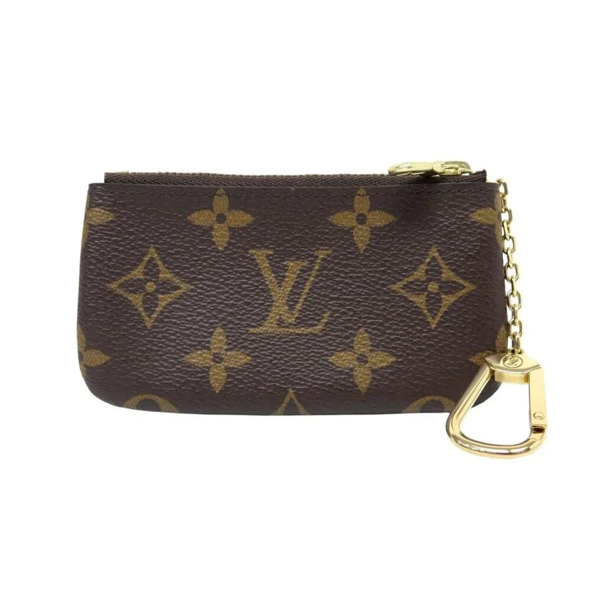 Louis Vuitton Key Pouch M62650 Monogram Canvas Coin Card Holder with Key Ring