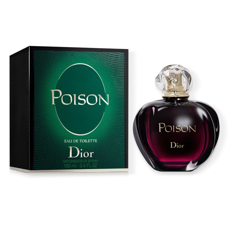 Christian Dior Poison Eau de Toilette Spray for Women, 3.4 oz (100ml)
